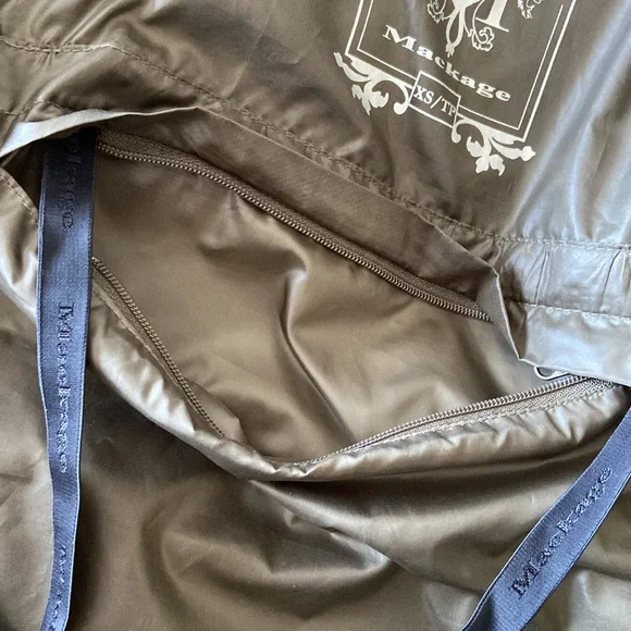 Mackage Perla Packable Rain Jacket - Olive - Picture 10 of 16